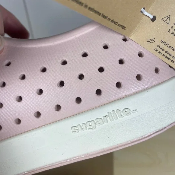 NEW IN BOX Native Jefferson Sugarlite Mens 11 Chameleon Pink Bone White Shoes - Picture 9 of 11